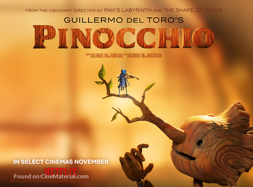 Guillermo del Toro&#039;s Pinocchio - Canadian Movie Poster