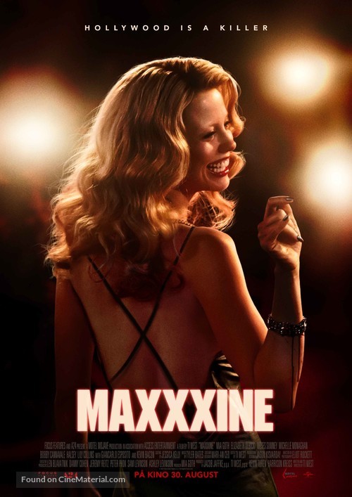 MaXXXine - Norwegian Movie Poster