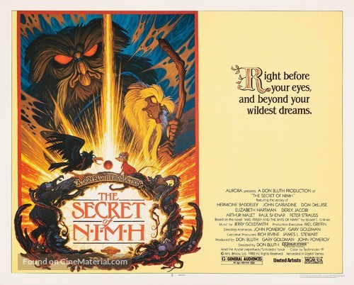 The Secret of NIMH - Movie Poster