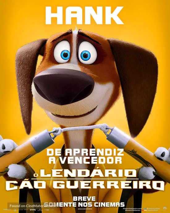 Paws of Fury: The Legend of Hank - Brazilian Movie Poster