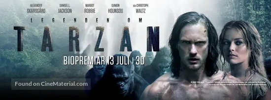 The Legend of Tarzan - Swedish Movie Poster