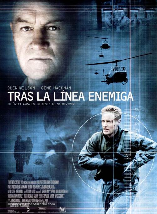 Behind Enemy Lines - Spanish Movie Poster