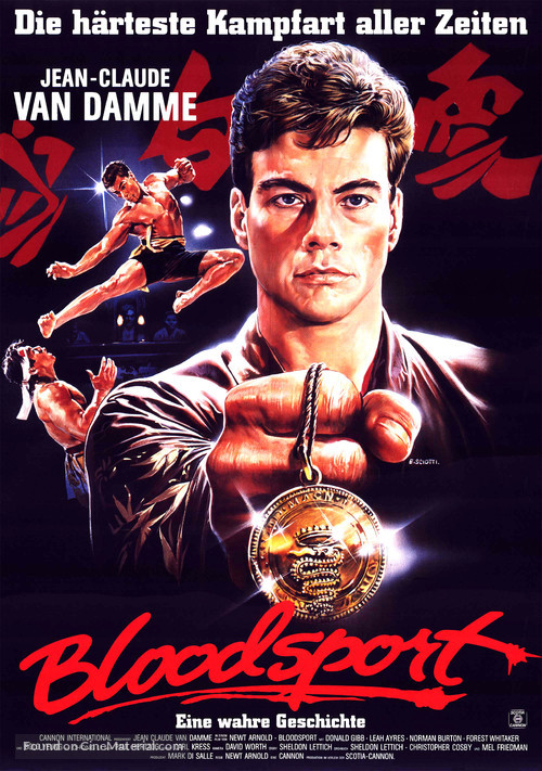 Bloodsport - German Movie Poster