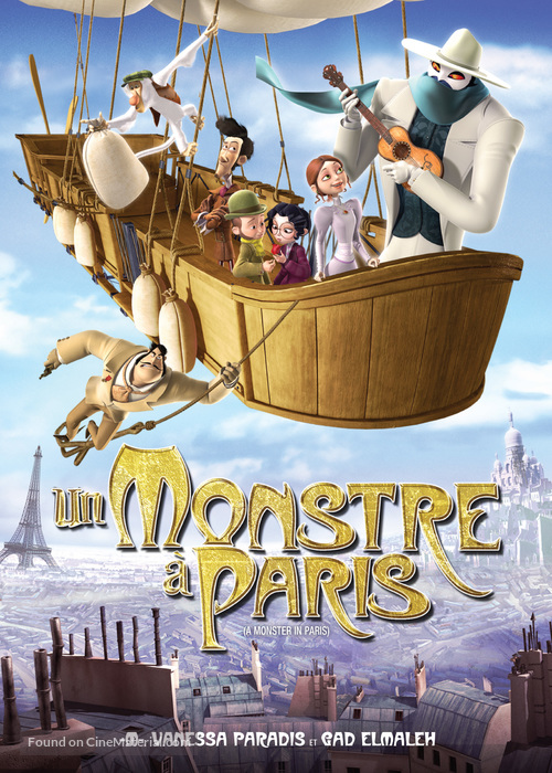 Un monstre &agrave; Paris - Canadian DVD movie cover