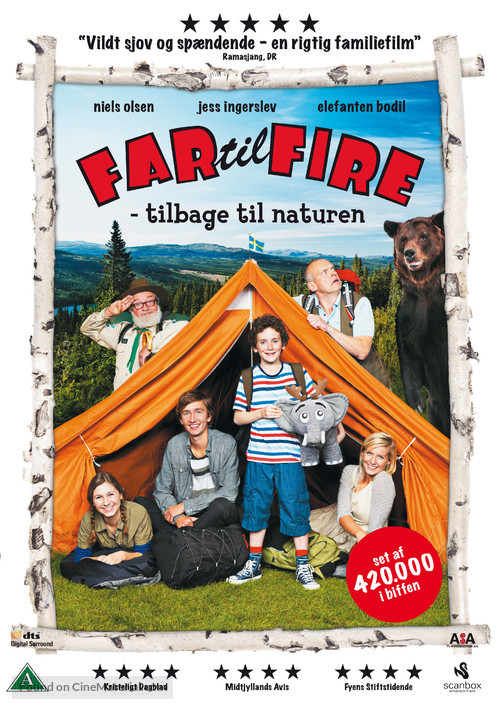 Far til fire - tilbage til naturen - Danish DVD movie cover