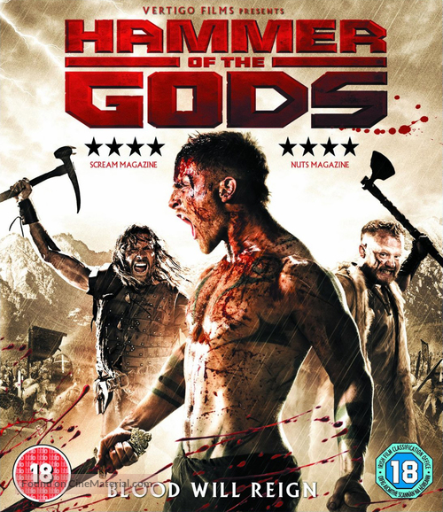 Hammer of the Gods - British Blu-Ray movie cover