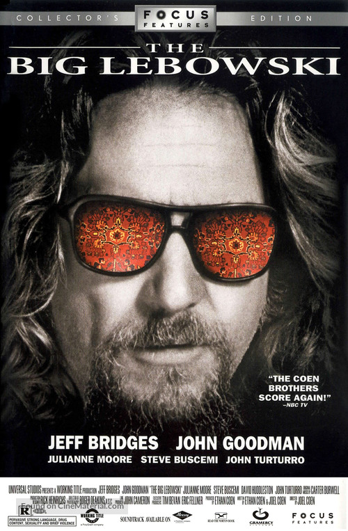 The Big Lebowski - Video release movie poster