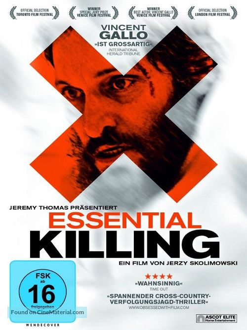 Essential Killing - German DVD movie cover