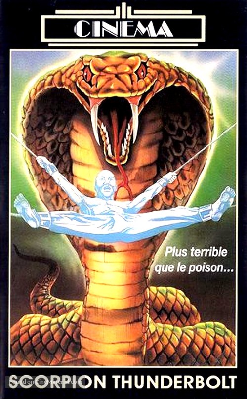 Scorpion Thunderbolt - French VHS movie cover