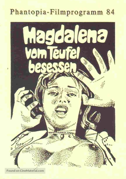 Magdalena, vom Teufel besessen - German poster