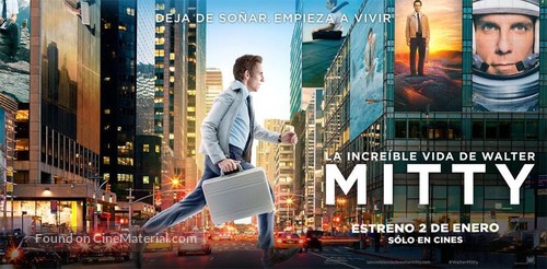 The Secret Life of Walter Mitty - Argentinian Movie Poster