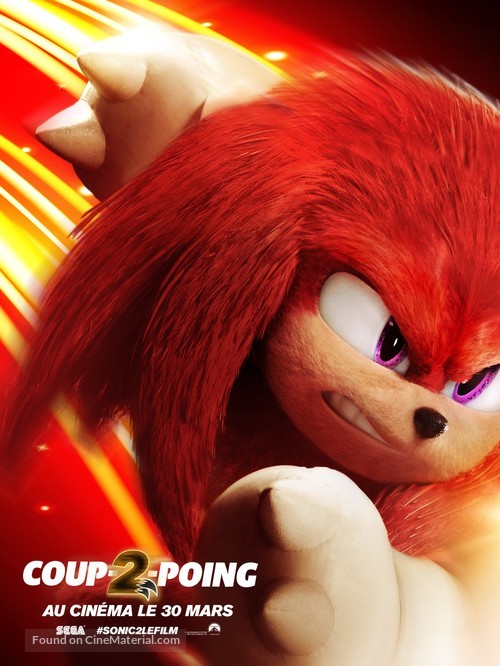 Sonic the Hedgehog 2 - French Movie Poster