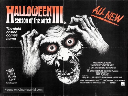 Halloween III: Season of the Witch - British Movie Poster