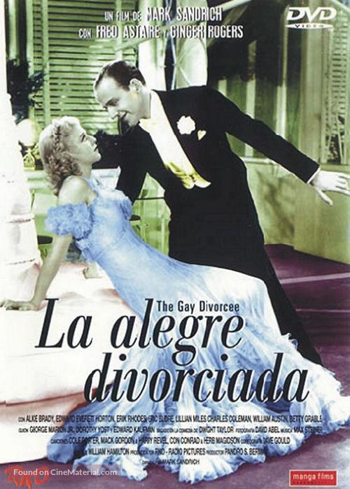 The Gay Divorcee - Spanish DVD movie cover