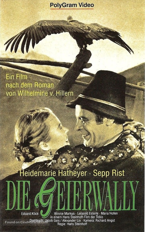 Geierwally, Die - German VHS movie cover