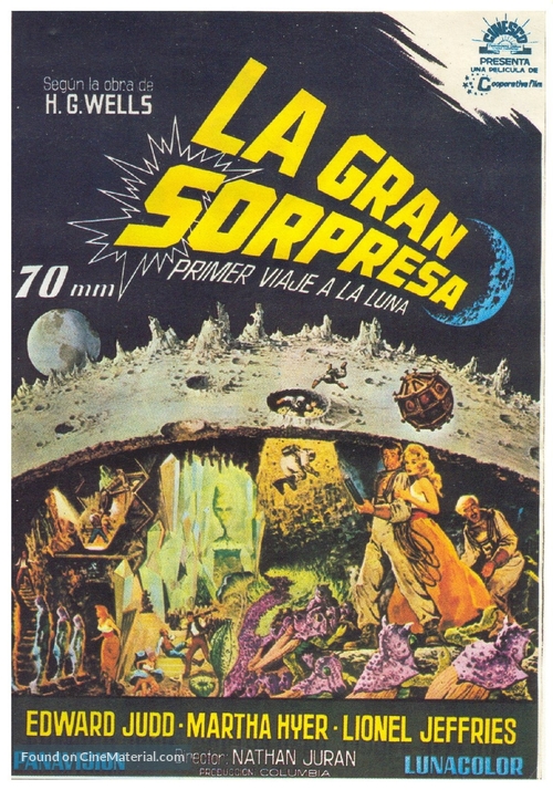 First Men in the Moon - Spanish Movie Poster