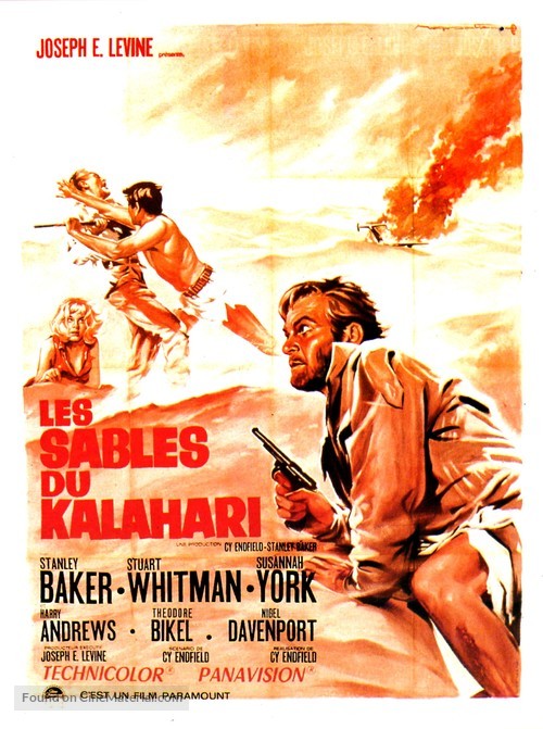 Sands of the Kalahari - French Movie Poster