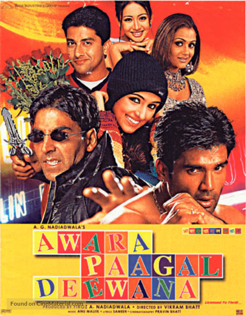 Awara Paagal Deewana - Indian Movie Poster