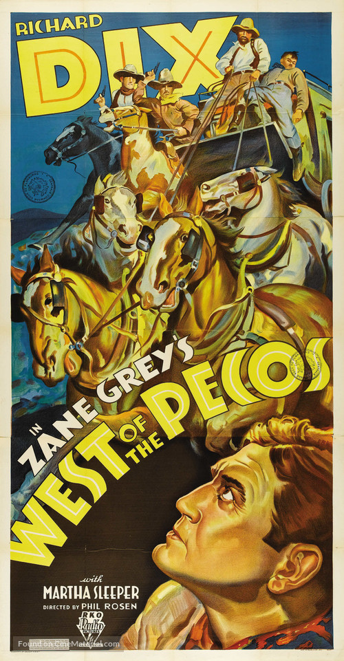 West of the Pecos - Movie Poster