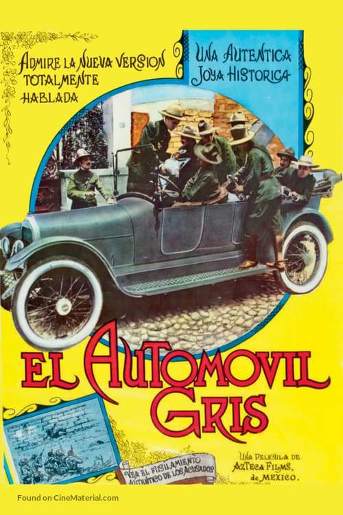 El autom&oacute;vil gris - Mexican Movie Poster