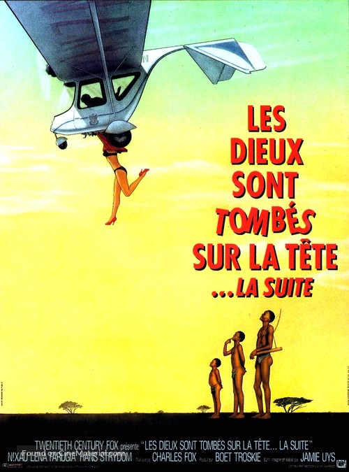 The Gods Must Be Crazy 2 - French Movie Poster