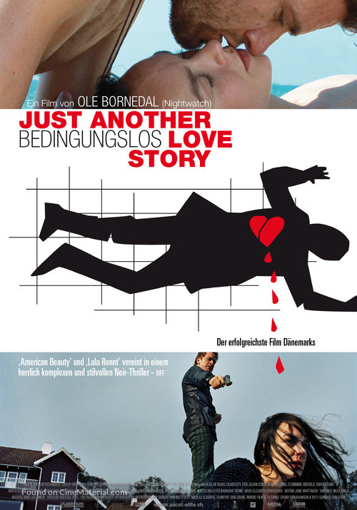 K&aelig;rlighed p&aring; film - Swiss Movie Poster