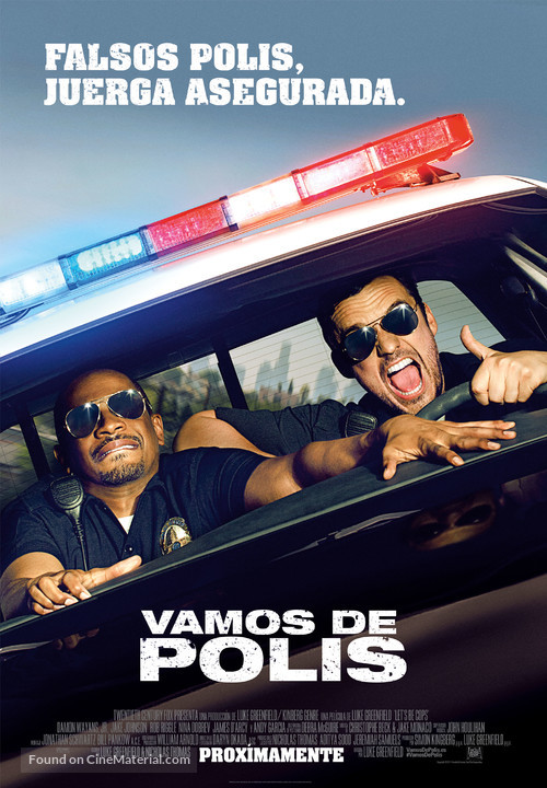 Let&#039;s Be Cops - Spanish Movie Poster