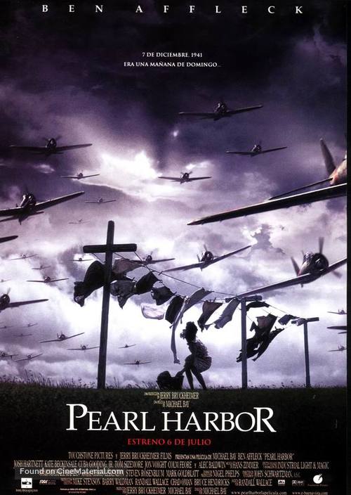 Pearl Harbor - Spanish Movie Poster