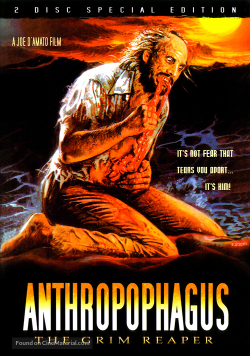 Antropophagus - DVD movie cover