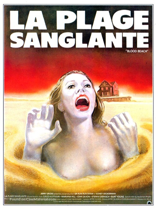 Blood Beach - French Movie Poster