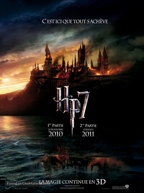 Harry Potter and the Deathly Hallows: Part I - French Movie Poster