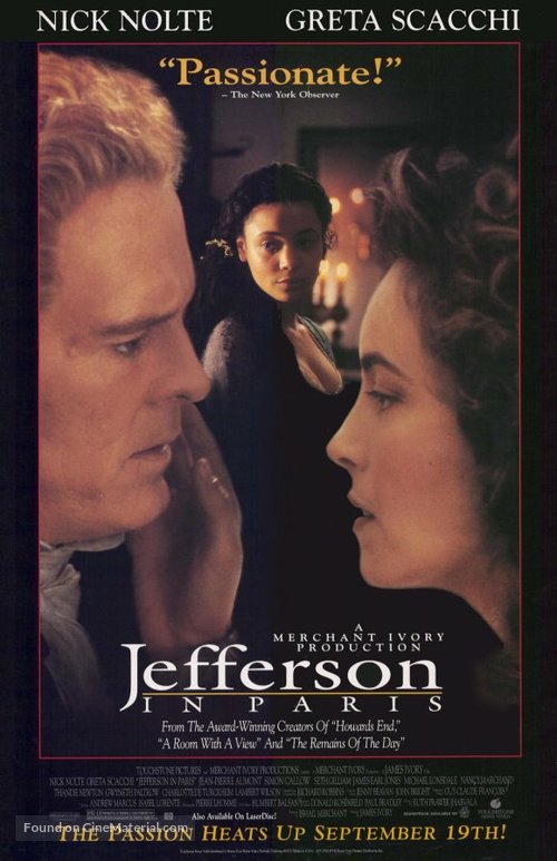 Jefferson in Paris - Movie Poster
