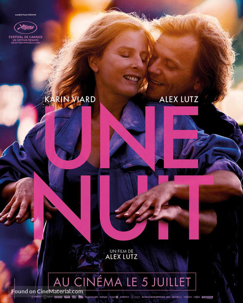 Une nuit - French Movie Poster