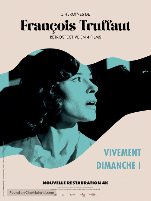 Vivement dimanche! - French Re-release movie poster