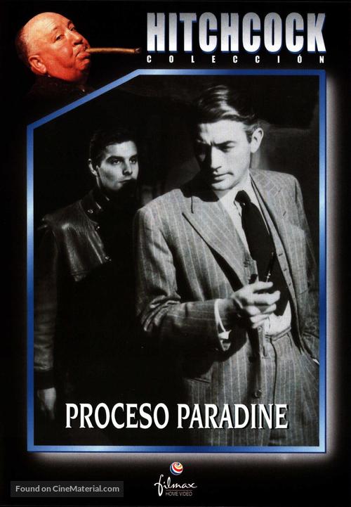 The Paradine Case - Spanish DVD movie cover