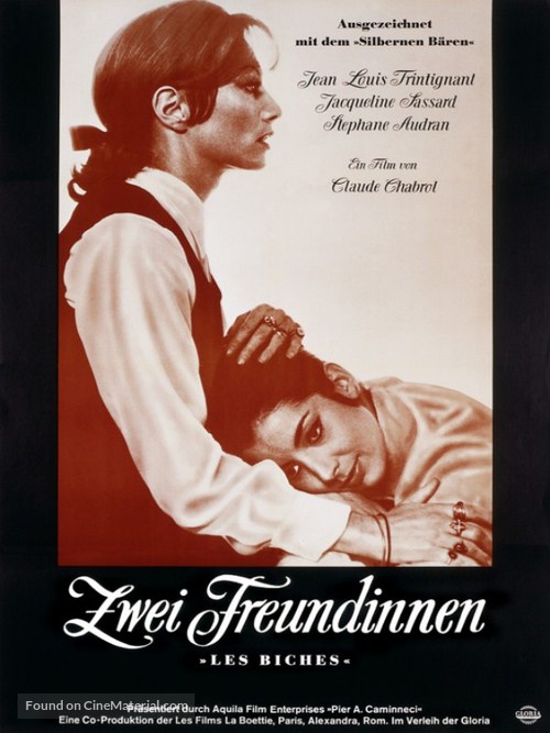 Les biches - German Movie Poster