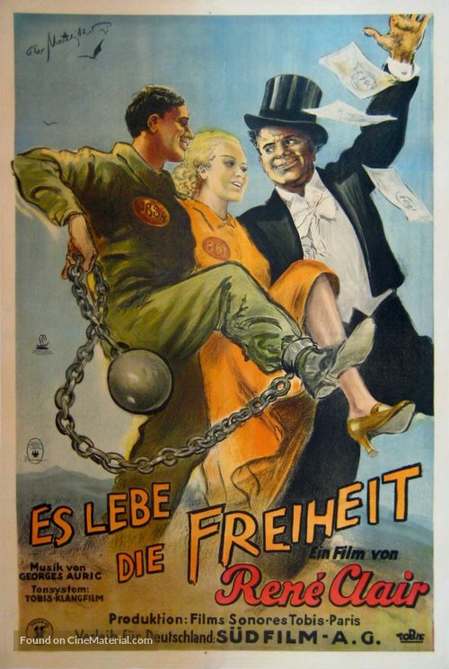 &Agrave; nous la libert&eacute; - Austrian Movie Poster