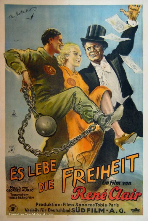 &Agrave; nous la libert&eacute; - Austrian Movie Poster