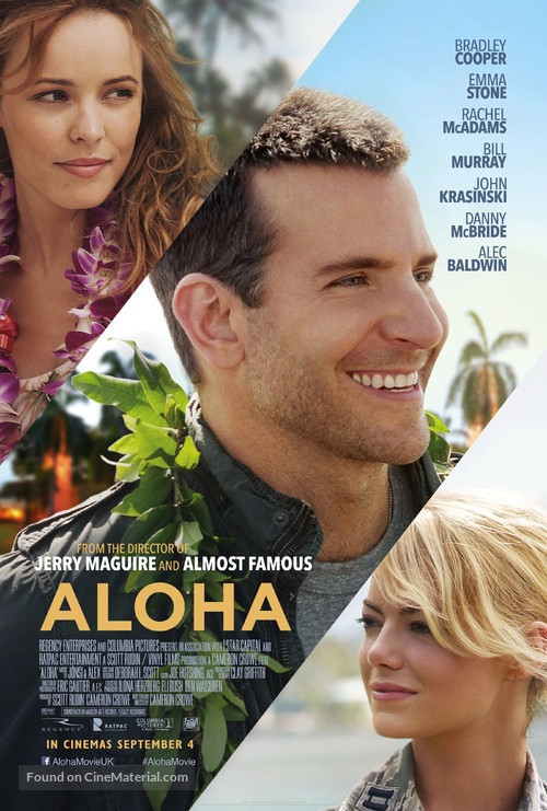 Aloha - British Theatrical movie poster