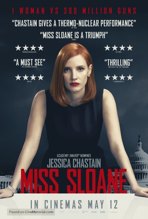 Miss Sloane - British Movie Poster