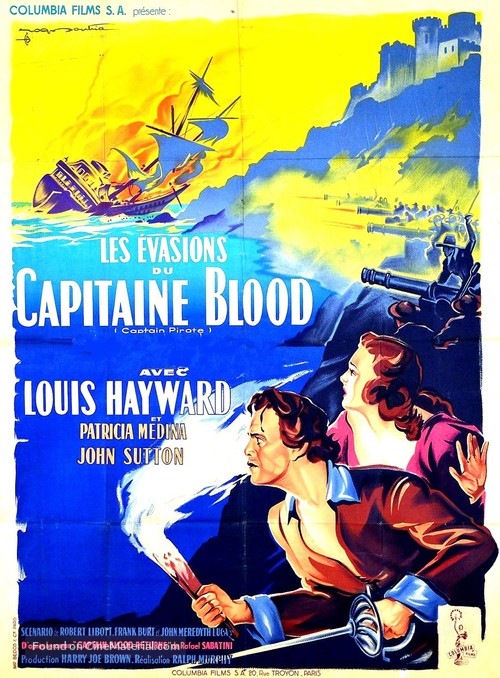 Captain Pirate - French Movie Poster