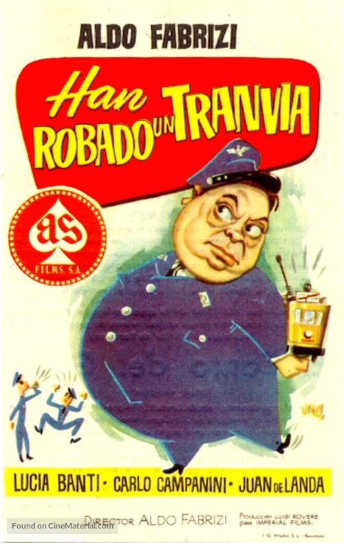 Hanno rubato un tram - Spanish Movie Poster