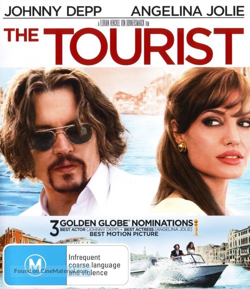 The Tourist - Australian Blu-Ray movie cover