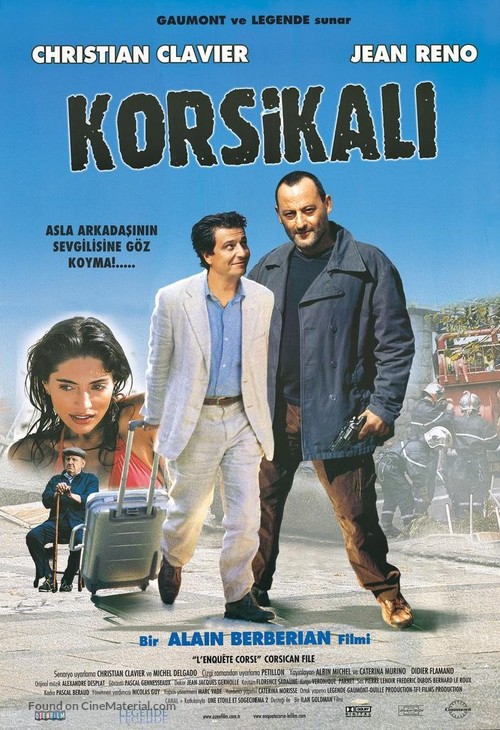 L&#039;enqu&ecirc;te corse - Turkish Movie Poster