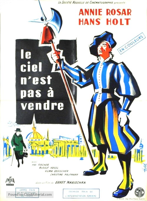 Der veruntreute Himmel - French Movie Poster
