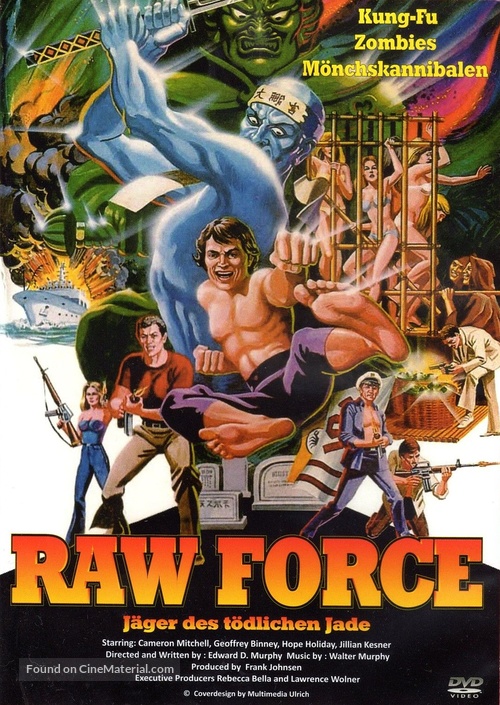 Raw Force - German DVD movie cover