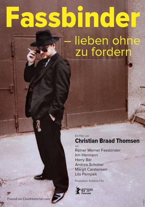 Fassbinder: at elske uden at kr&aelig;ve - German Movie Poster