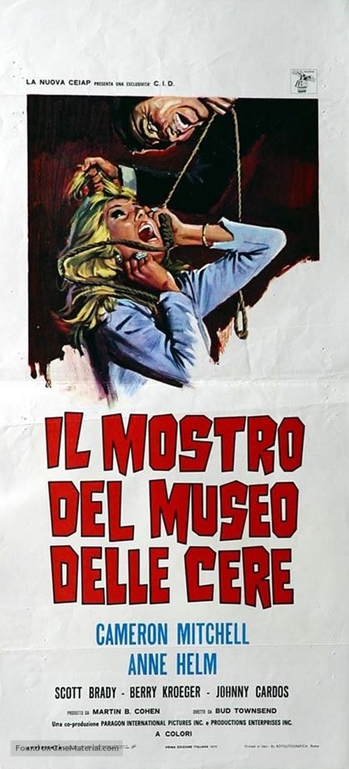 Nightmare in Wax - Italian Movie Poster