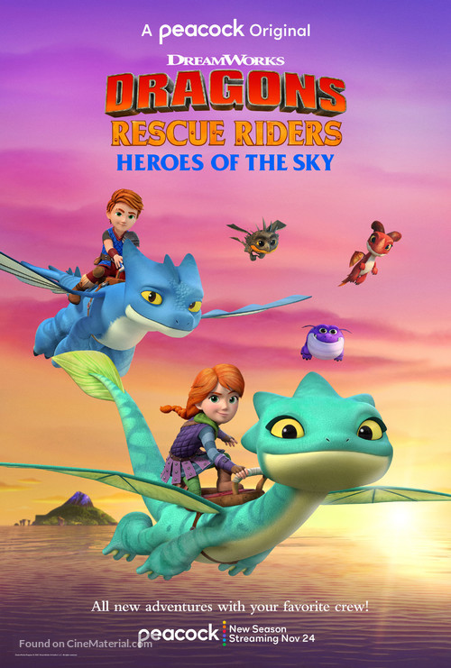 &quot;Dragons Rescue Riders: Heroes of the Sky&quot; - Movie Poster