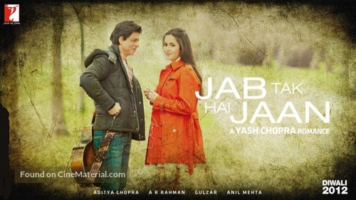 Jab Tak Hai Jaan - Indian Movie Poster